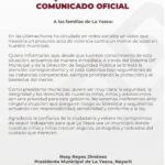 Comunicado oficial del Gobierno de la Yesca