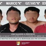 Vinculan a proceso a seis personas por narcomenudeo y posesión de armas en Nayarit